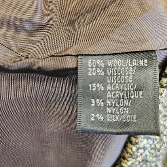 Lafayette 148 New York Wool Blend Tweed Womens Blazer - Picture 3 of 7